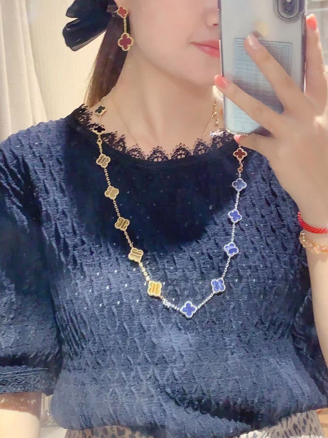 Van Cleef & Arpels Monogram Multicolore Necklace
